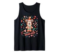Disney Mickey Mouse Gingerbread Holiday Bites Christmas Camiseta sin Mangas