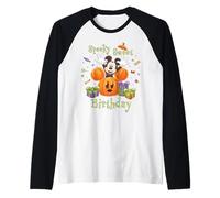 Disney Mickey Mouse Halloween Spooky Sweet Birthday Party Camiseta Manga Raglan