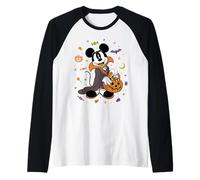 Disney Mickey Mouse Halloween Vampire Trick-or-Treat Icons Camiseta Manga Raglan