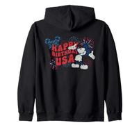 Disney Mickey Mouse Happy Birthday USA 4th of July 250th Sudadera con Capucha