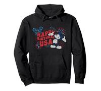 Disney Mickey Mouse Happy Birthday USA 4th of July 250th Sudadera con Capucha