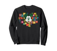 Disney Mickey Mouse Holiday Presents It's a Wrap Christmas Sudadera