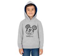 United Labels Disney Mickey Mouse Sudadera con capucha para niños, gris, para niños, suéter, sudadera con capucha para niños, gris, 110-116