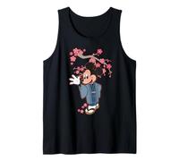 Disney Mickey Mouse in Kimono Cherry Blossoms Spring Sakura Camiseta sin Mangas