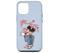 Disney Mickey Mouse in Kimono Cherry Blossoms Spring Sakura Carcasa para iPhone 12/12 Pro