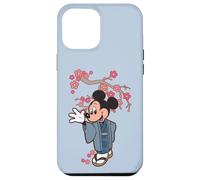 Disney Mickey Mouse in Kimono Cherry Blossoms Spring Sakura Carcasa para iPhone 12 Pro Max