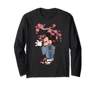 Disney Mickey Mouse in Kimono Cherry Blossoms Spring Sakura Manga Larga