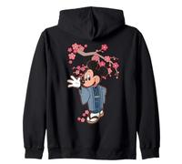 Disney Mickey Mouse in Kimono Cherry Blossoms Spring Sakura Sudadera con Capucha