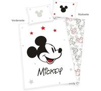 Disney Mickey Mouse Juego de Ropa de Cama Bebé 100 x 135 cm 100% Algodón