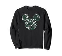 Disney Mickey Mouse May Birth Month Birthstone & Flowers Sudadera, Unisex para adultos, Negro, S