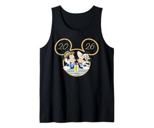 Disney Mickey Mouse & Minnie Mouse 2026 Cruise Line Vacation Camiseta sin Mangas