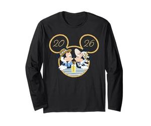 Disney Mickey Mouse & Minnie Mouse 2026 Cruise Line Vacation Manga Larga