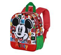 Disney Mickey Mouse Mood-Mochila 3D Elite, Multicolor, 25 x 30 cm, Capacidad 7 L