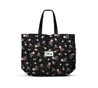 Disney Mickey Mouse Nature-Bolsa de la Compra Shopping Horizontal, Negro, 46 x 35 cm
