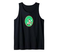 Disney Mickey Mouse Oh Boy It's Christmas Holiday Sticker Camiseta sin Mangas