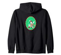 Disney Mickey Mouse Oh Boy It's Christmas Holiday Sticker Sudadera con Capucha