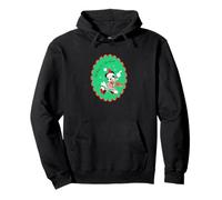 Disney Mickey Mouse Oh Boy It's Christmas Holiday Sticker Sudadera con Capucha