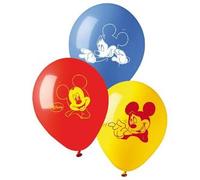 Disney - Mickey Mouse - Pack 10 globos medianos Mickey - Club House