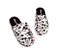 Disney Mickey Mouse - Pantuflas para mujer con estampado completo