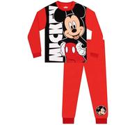 Disney Mickey Mouse Pijamas, Pjs Mickey Mouse Niño, Pijamas Largos de para Niños, Roja 7-8 Años
