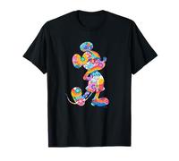 Disney Mickey Mouse Pride Pose Rainbow Icon Fill Doodles Camiseta