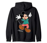 Disney Mickey Mouse Retro Character Hop Pose Trip Matching Sudadera con Capucha