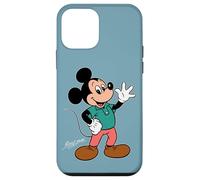 Disney Mickey Mouse Retro Character Wave Pose Trip Matching Carcasa para iPhone 12 Mini