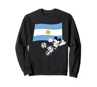 Disney Mickey Mouse Soccer Player Argentina Flag Sports Team Sudadera