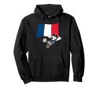 Disney Mickey Mouse Soccer Player France Flag Sports Team Sudadera con Capucha