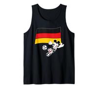 Disney Mickey Mouse Soccer Player Germany Flag Sports Team Camiseta sin Mangas