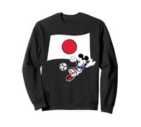 Disney Mickey Mouse Soccer Player Japan Flag Sports Team Sudadera
