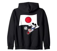 Disney Mickey Mouse Soccer Player Japan Flag Sports Team Sudadera con Capucha