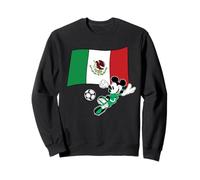 Disney Mickey Mouse Soccer Player Mexico Flag Sports Team Sudadera