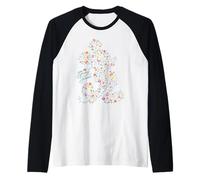 Disney Mickey Mouse Spring Into The Season Easter Silhouette Camiseta Manga Raglan