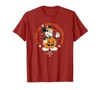 Disney Mickey Mouse Time for Halloween Fun Pumpkin Costume Camiseta, Hombre, Arándano, XL