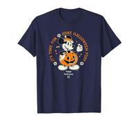Disney Mickey Mouse Time for Halloween Fun Pumpkin Costume Camiseta, Hombre, Azul Marino, 4XL