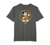 Disney Mickey Mouse Time for Halloween Fun Pumpkin Costume Camiseta, Hombre tallas grandes, Asfalto, 2X Alto