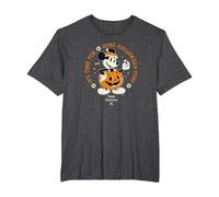 Disney Mickey Mouse Time for Halloween Fun Pumpkin Costume Camiseta, Hombre tallas grandes, Jaspeado Oscuro, 5X Alto