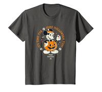 Disney Mickey Mouse Time for Halloween Fun Pumpkin Costume Camiseta, Niños, Asfalto, 3 años
