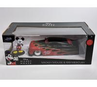 Disney Mickey Mouse Y Coupe Mercury 1951 Rojo Negro 1:24 Jada 9336272314 36272