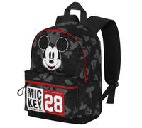 Disney Mochila pequeña Mickey Mouse Year HS FAN – Negro 25 x 35 cm, Capacidad 12 L