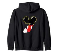 Disney Mickey Numbers "7" Seventh 7th Birthday Party Gift Sudadera con Capucha