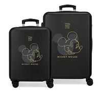 Trolley disney abs luggage set 2/ 55-65cm.4w.mickey outline negro Talla única