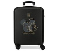 Maleta disney abs 55cm 4w mickey outline negro Talla única