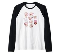 Disney Mickey & Pals Valentine's Coffee Have a Brewtiful Day Camiseta Manga Raglan