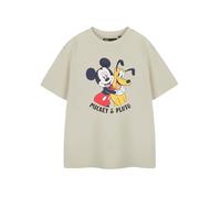 Disney Mickey & Pluto - Camiseta de manga corta para niños | Camiseta gráfica para niños con personajes | Ropa de algodón con cuello redondo | Regalo de ropa de dibujos animados para niños, Mickey y