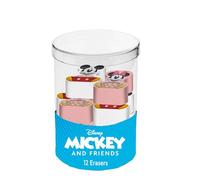 Disney Mickey y Minnie Mix-Cubo con 12 Gomas de Borrar, Multicolor