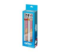 Disney mickey y minnie mix-pack de 2 lápices eternal, azul, 9,5 x 23