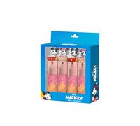 Disney Mickey y Minnie Mix-Pack de 4 Marcadores Fluorescentes Rosa