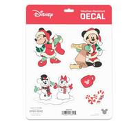 Disney Mickey y Minnie Mouse Holiday - Paquete de calcomanías de vinilo